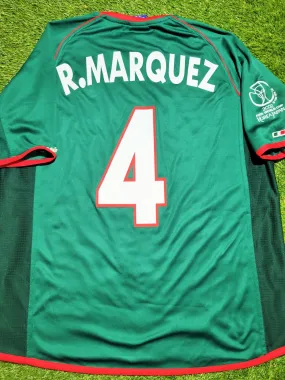 Marquez Mexico Atletica 2002 WORLD CUP Soccer Home Jersey Camiseta XL