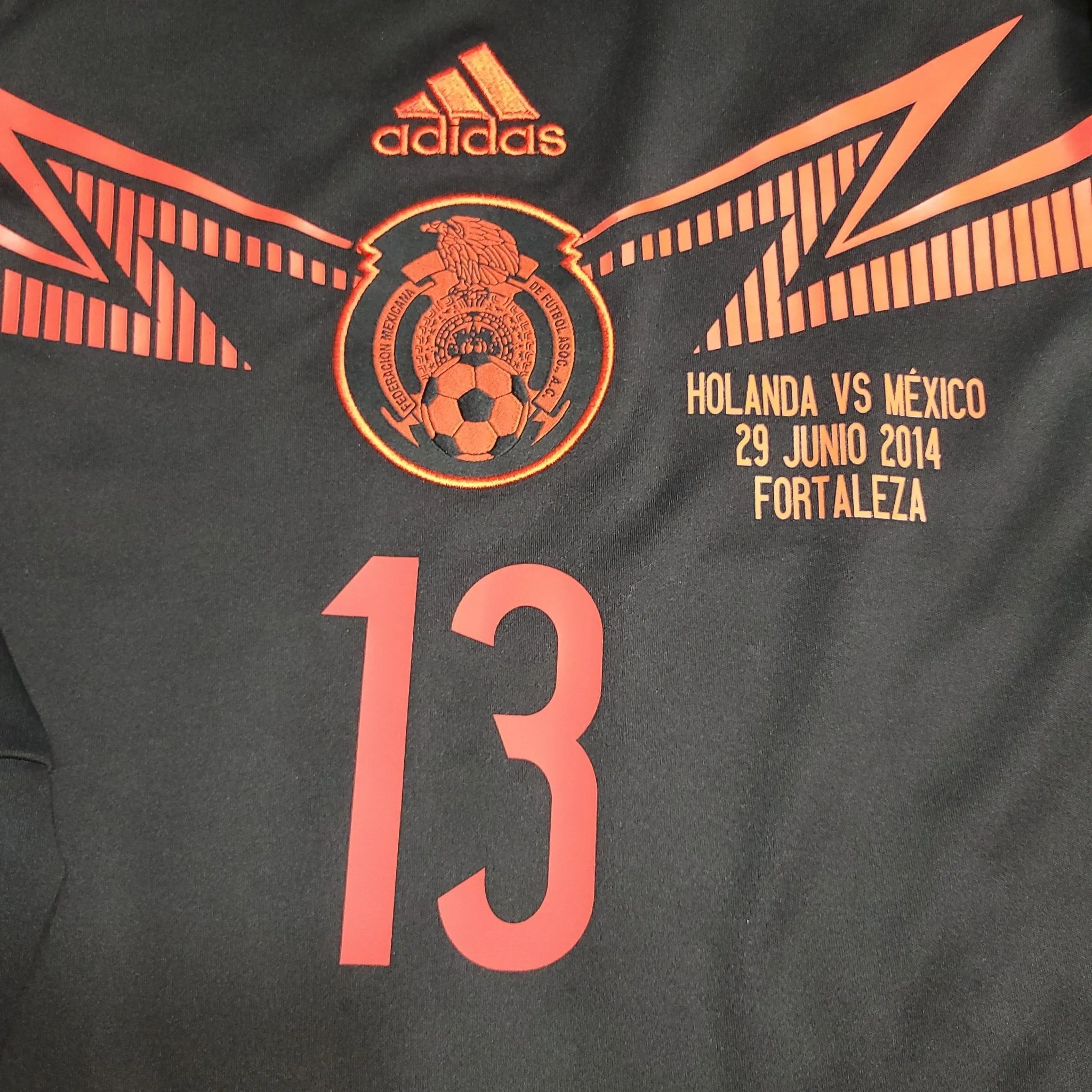 Memo Ochoa Mexico 2014 WORLD CUP GK Soccer Jersey Shirt L SKU# G86995