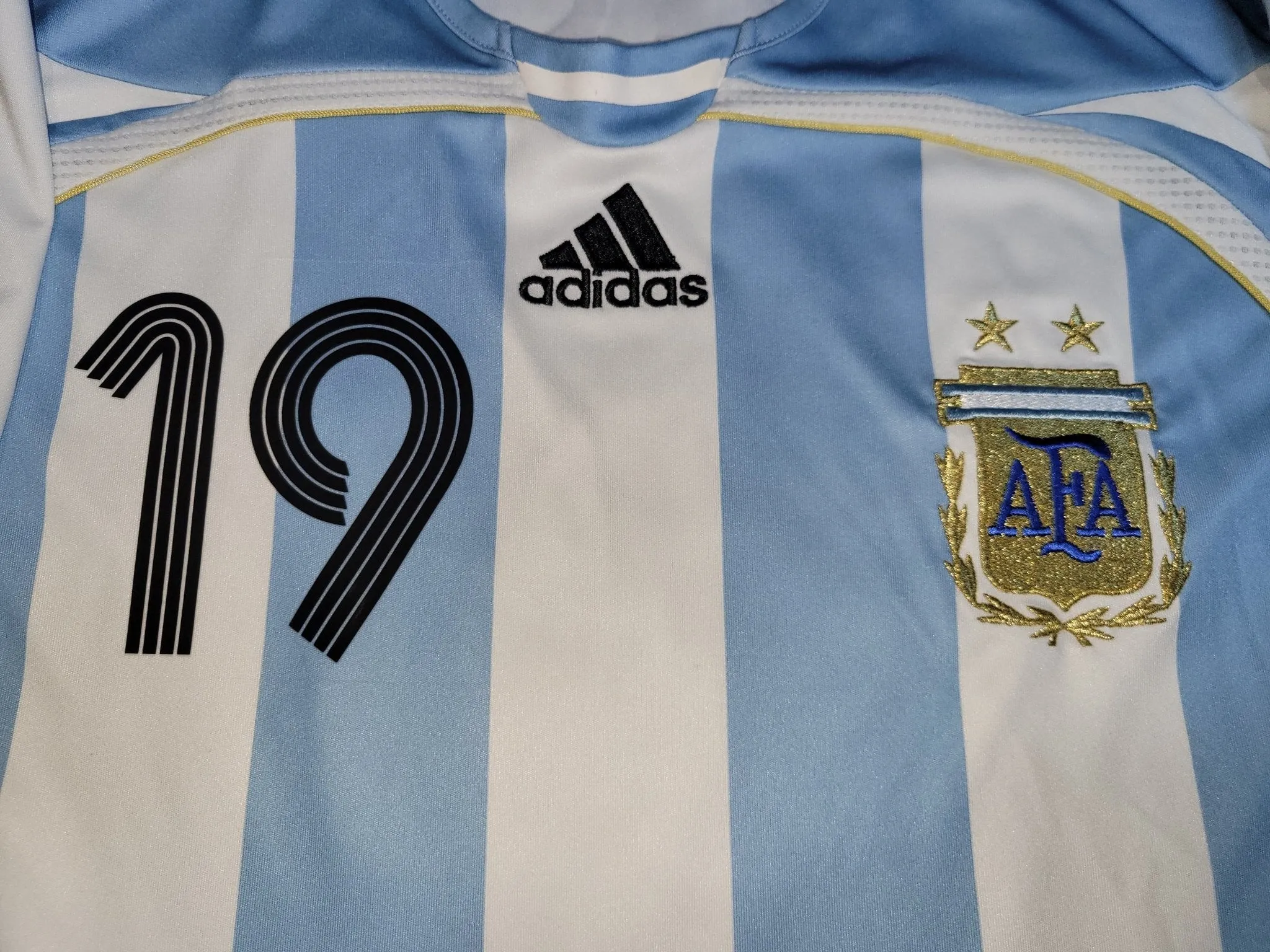 Messi Argentina 2006 WORLD CUP Home Soccer Jersey Shirt XL SKU# 739802