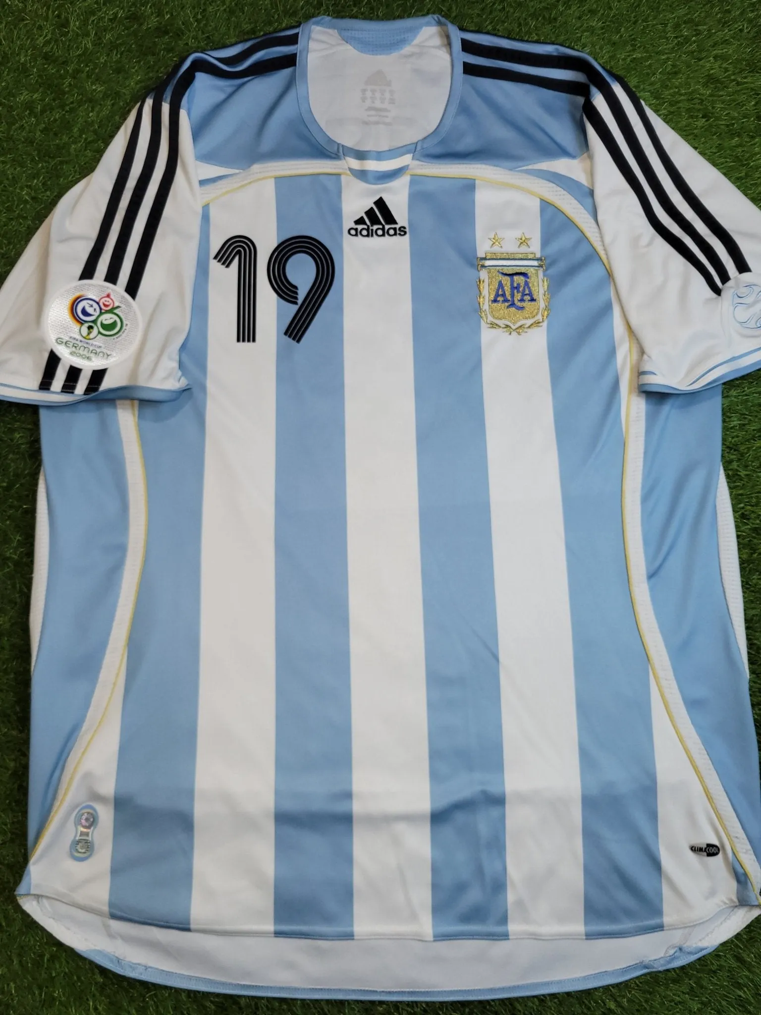 Messi Argentina 2006 WORLD CUP Home Soccer Jersey Shirt XL SKU# 739802