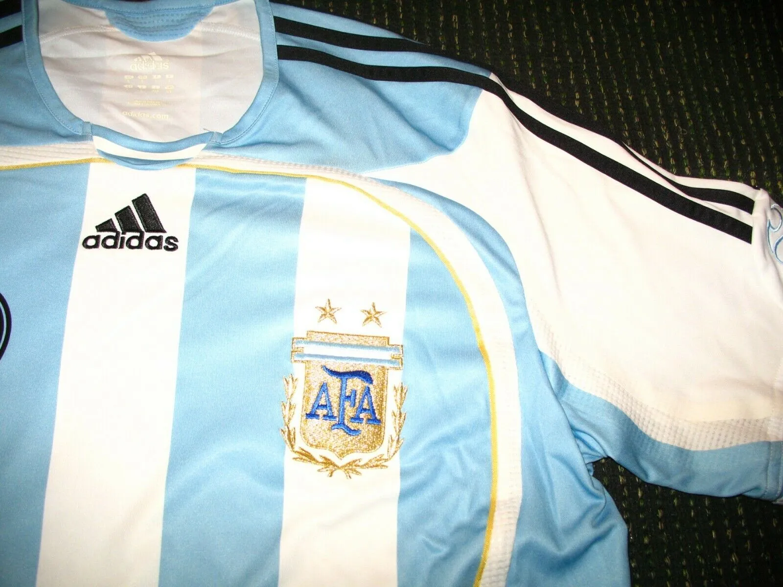 Messi Argentina 2006 World Cup PLAYER ISSUE FORMOTION Jersey Camiseta L