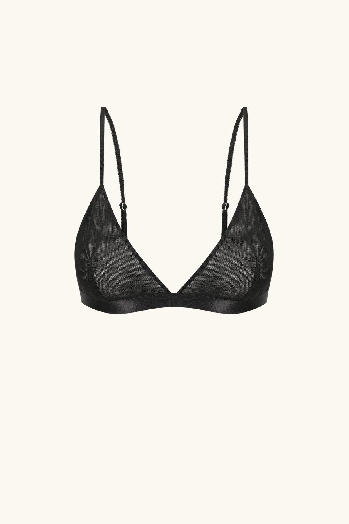 MIRA TRIANGLE BRALETTE - BLACK