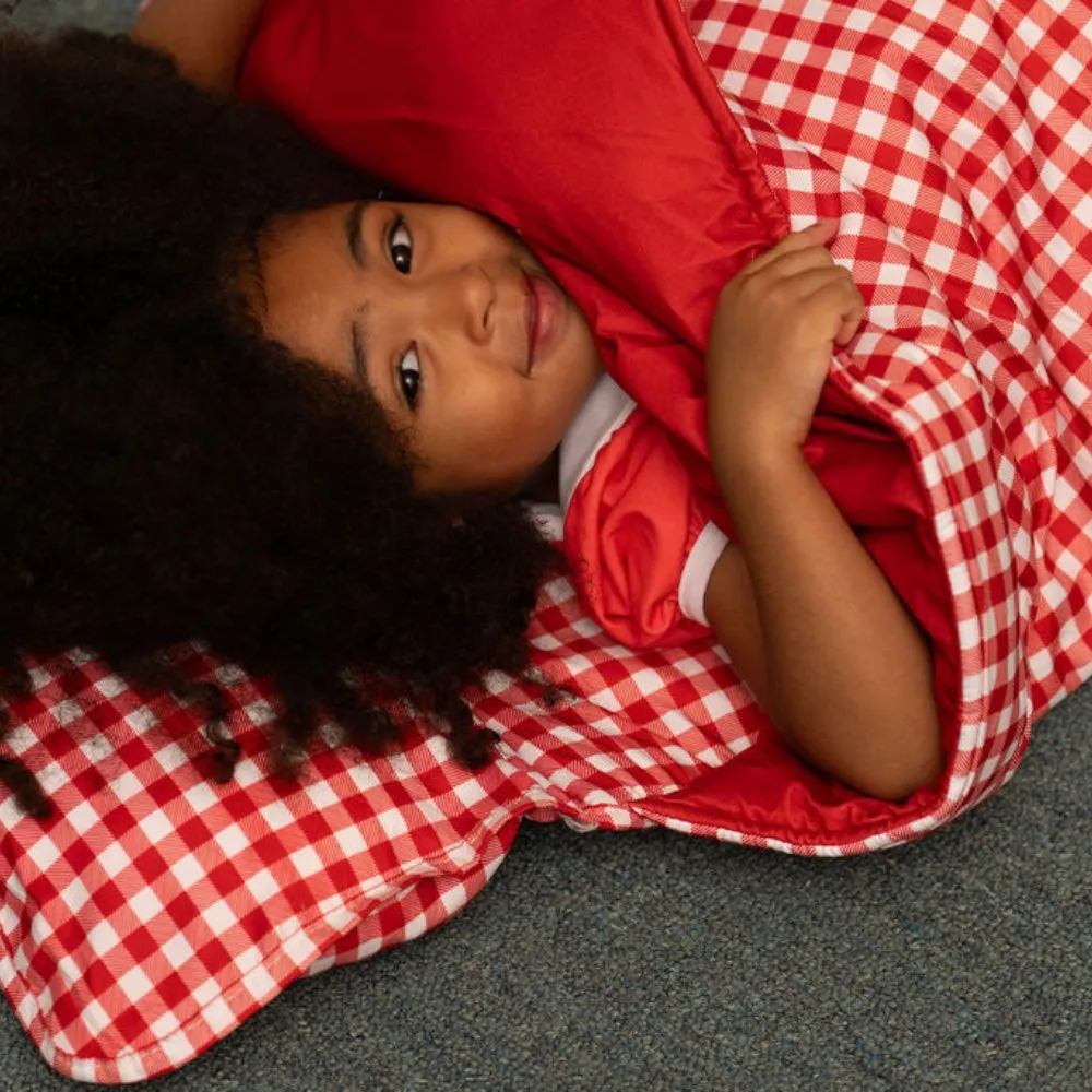 Nap Mat - Red Gingham