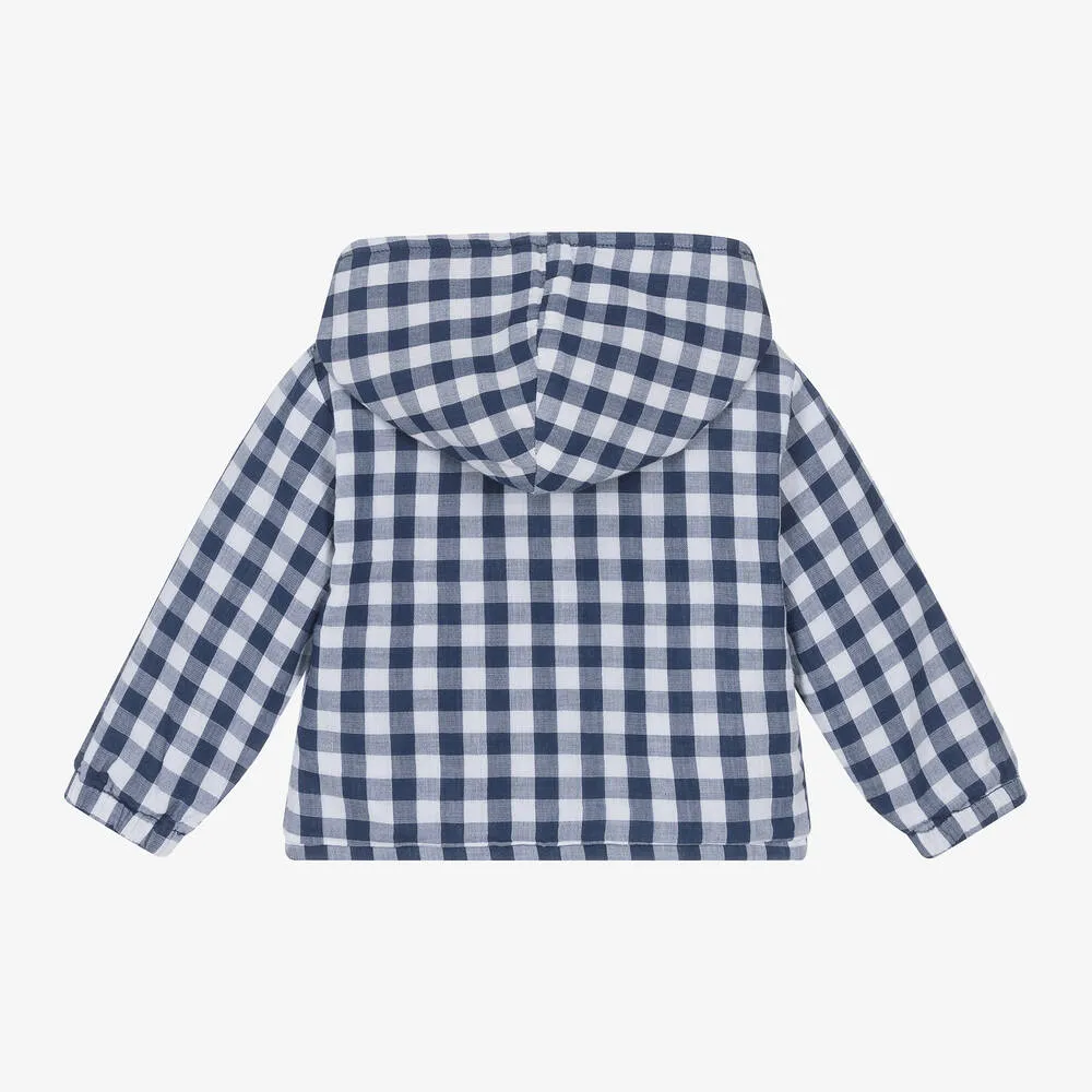 Navy Gingham Jacket