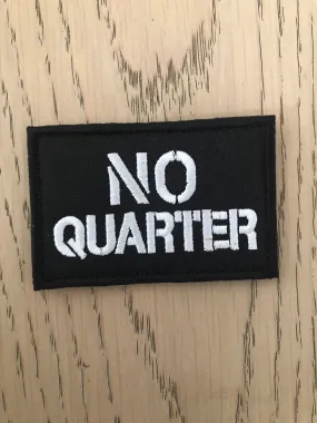 NO QUARTER pirate patch