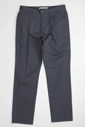 NS1201-3 Pleated Chino Vintage French Drill in Blue Grey