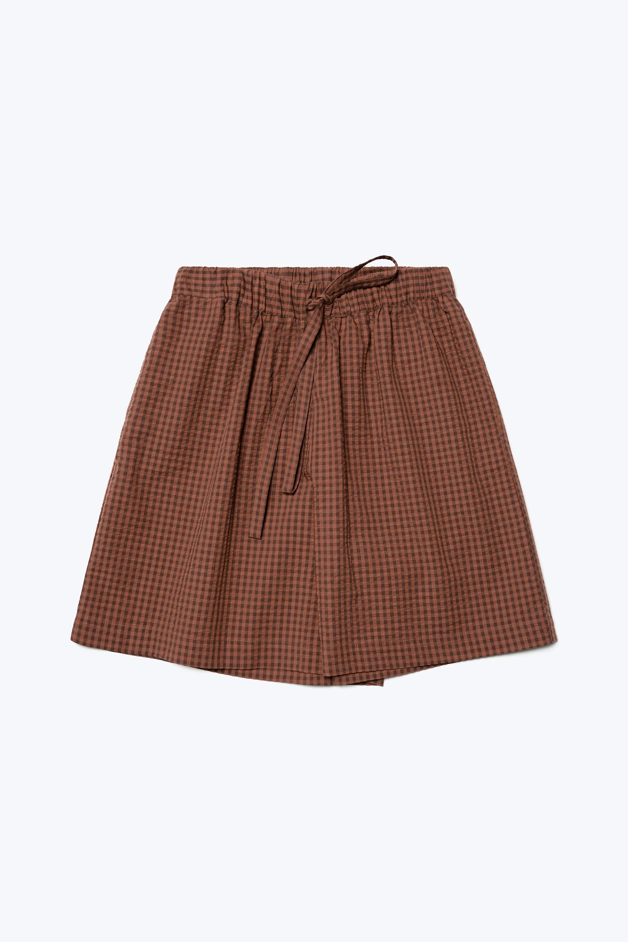 Ore Short Brown Gingham