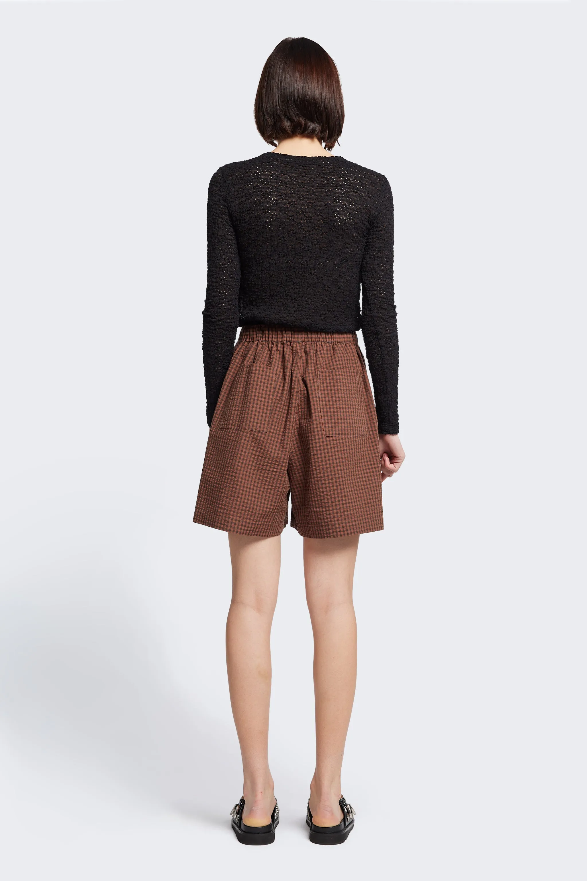 Ore Short Brown Gingham