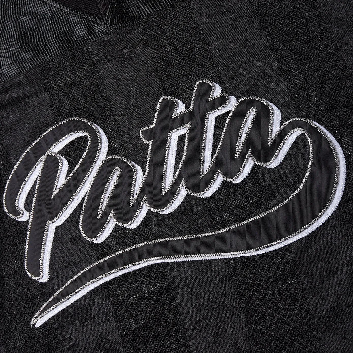 Patta Digi Lobi Mesh Football Jersey - Black