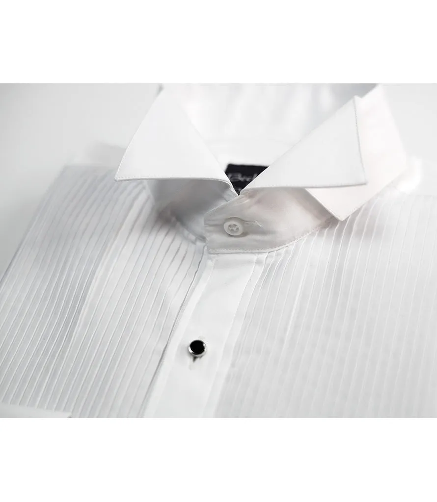 Pleated Bib Tuxedo Shirt