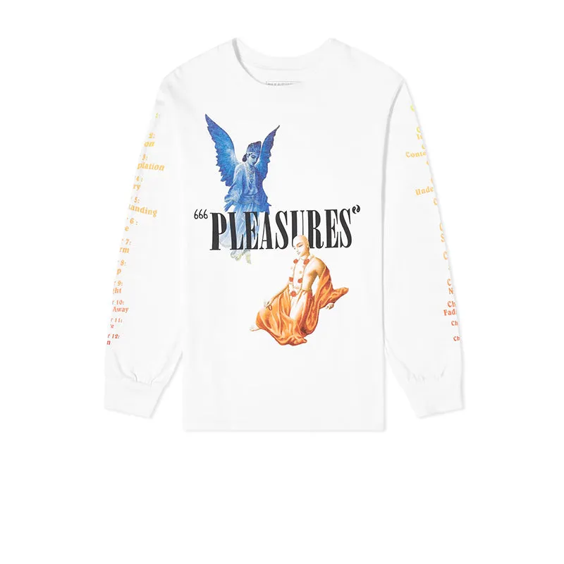 PLEAUSRES RETURN LONG SLEEVE WHITE P20SP020