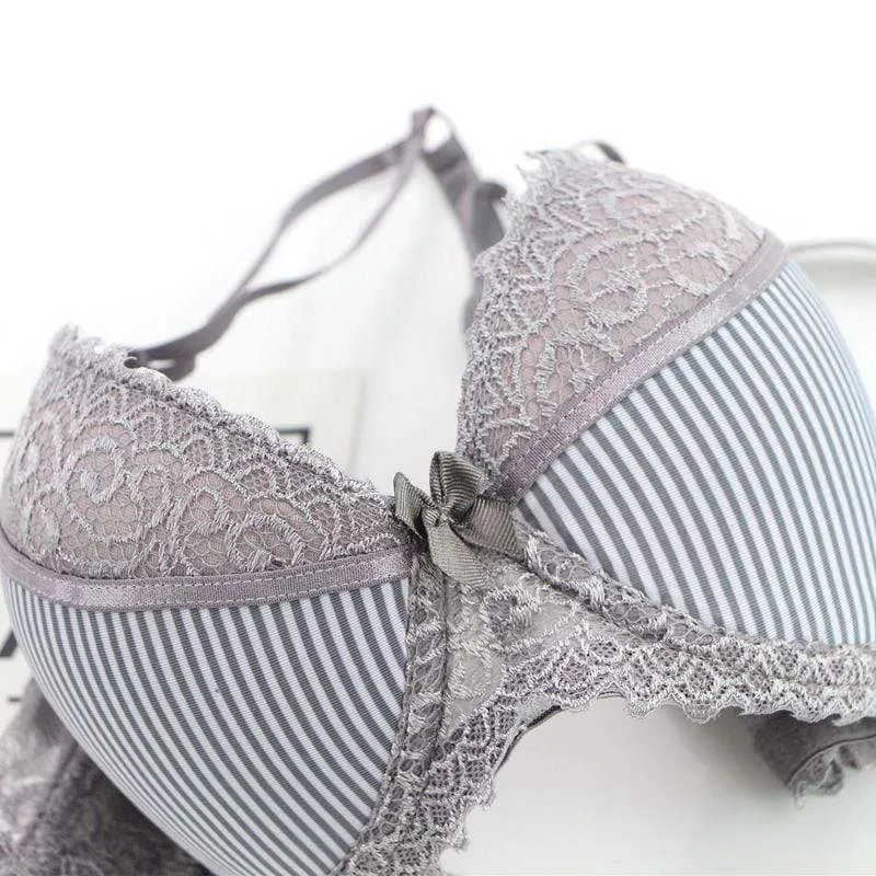 Push Up French Lace Bra and Panty