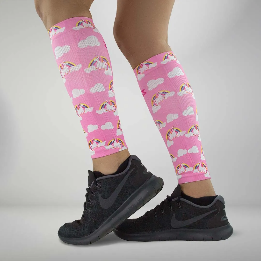 Rainbow Unicorns Compression Leg Sleeve