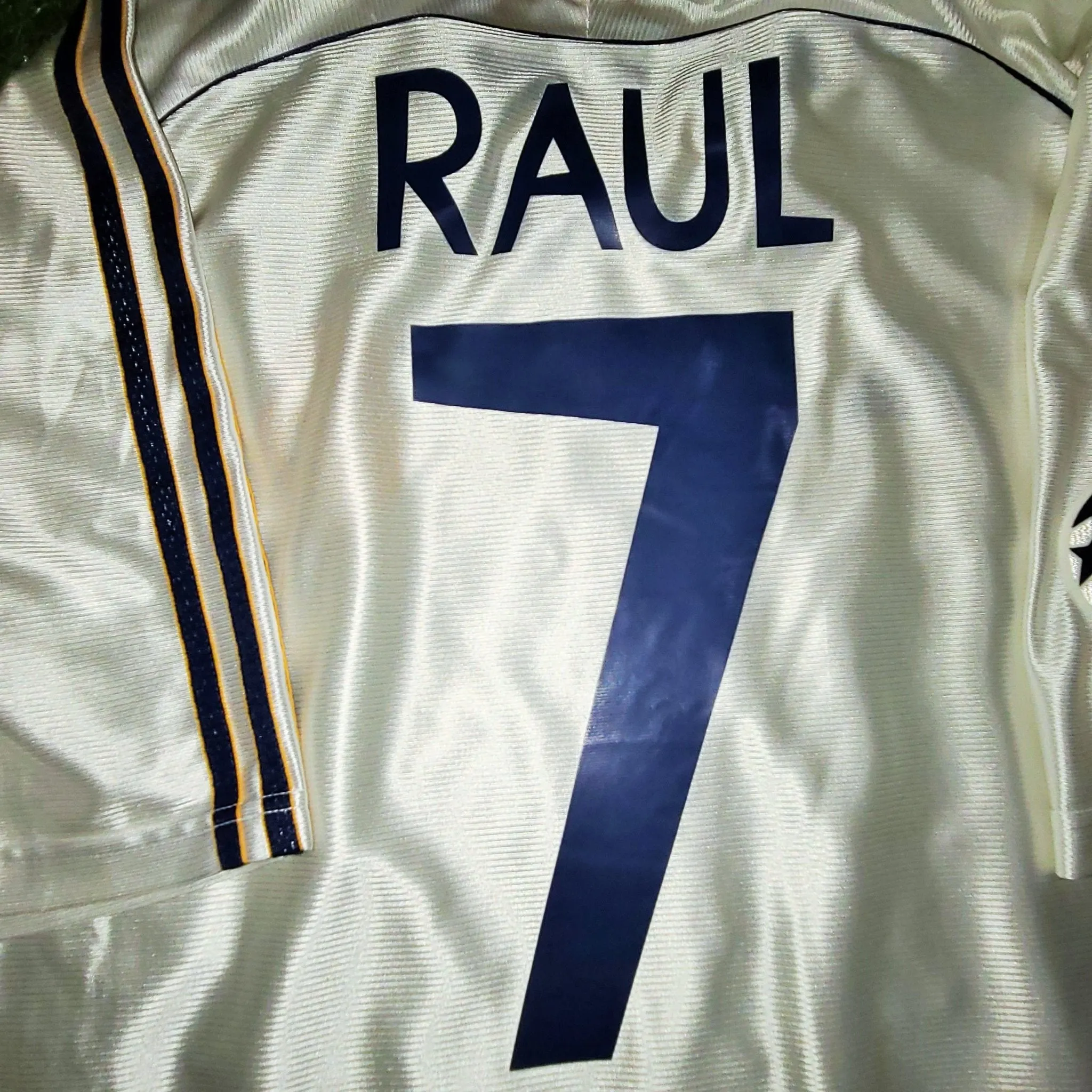 Raul Real Madrid Home 1998 1999 INTERCONTINENTAL CUP Jersey Shirt Camiseta XL