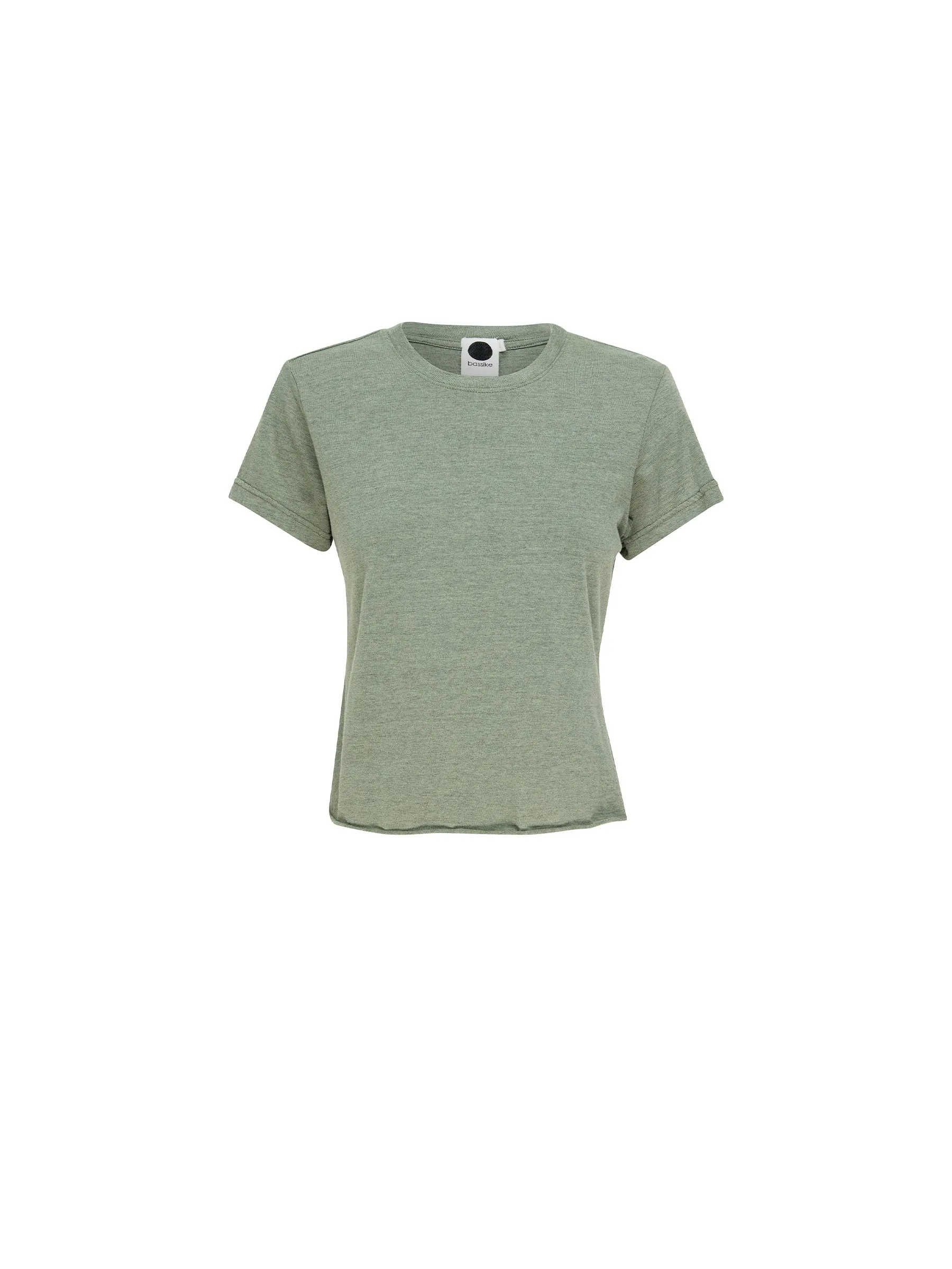 Raw Edge Baby T.Shirt - Sage Marl