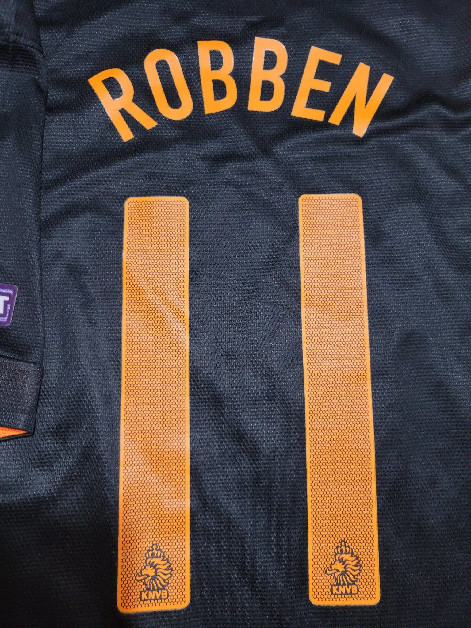 Robben Netherlands Holland 2012 EURO CUP Soccer Away Jersey Shirt L SKU# 447290-010