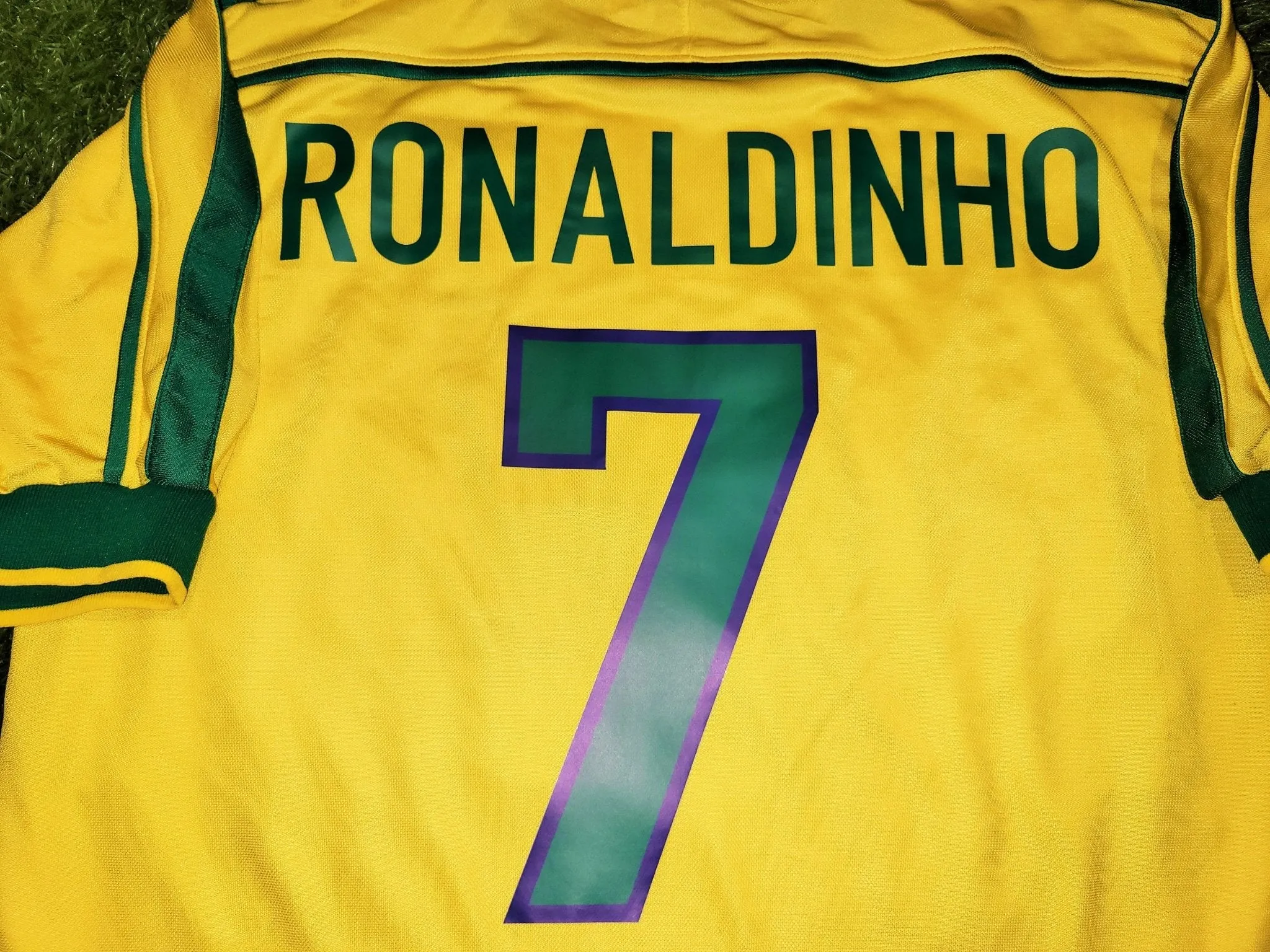 Ronaldinho Brazil 1999 CONFEDERATIONS CUP Home Nike Jersey Shirt Camiseta L