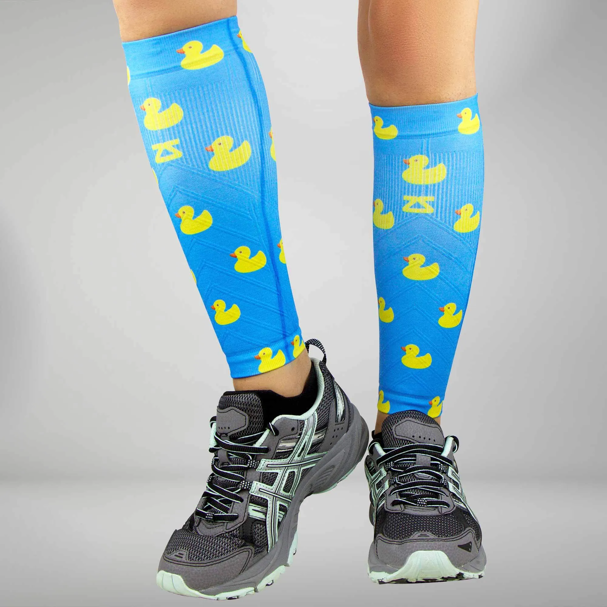 Rubber Ducky Compression Leg Sleeves