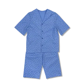 SAMUEL CHILDREN'S NIGHTIES SEASTAR BLUE/WHITE