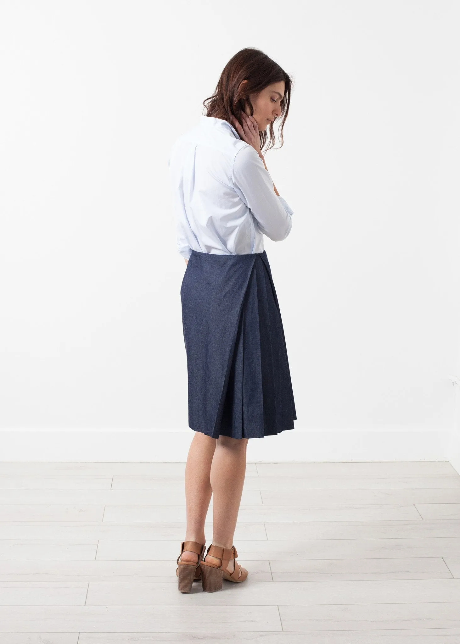 Side Pleat Skirt