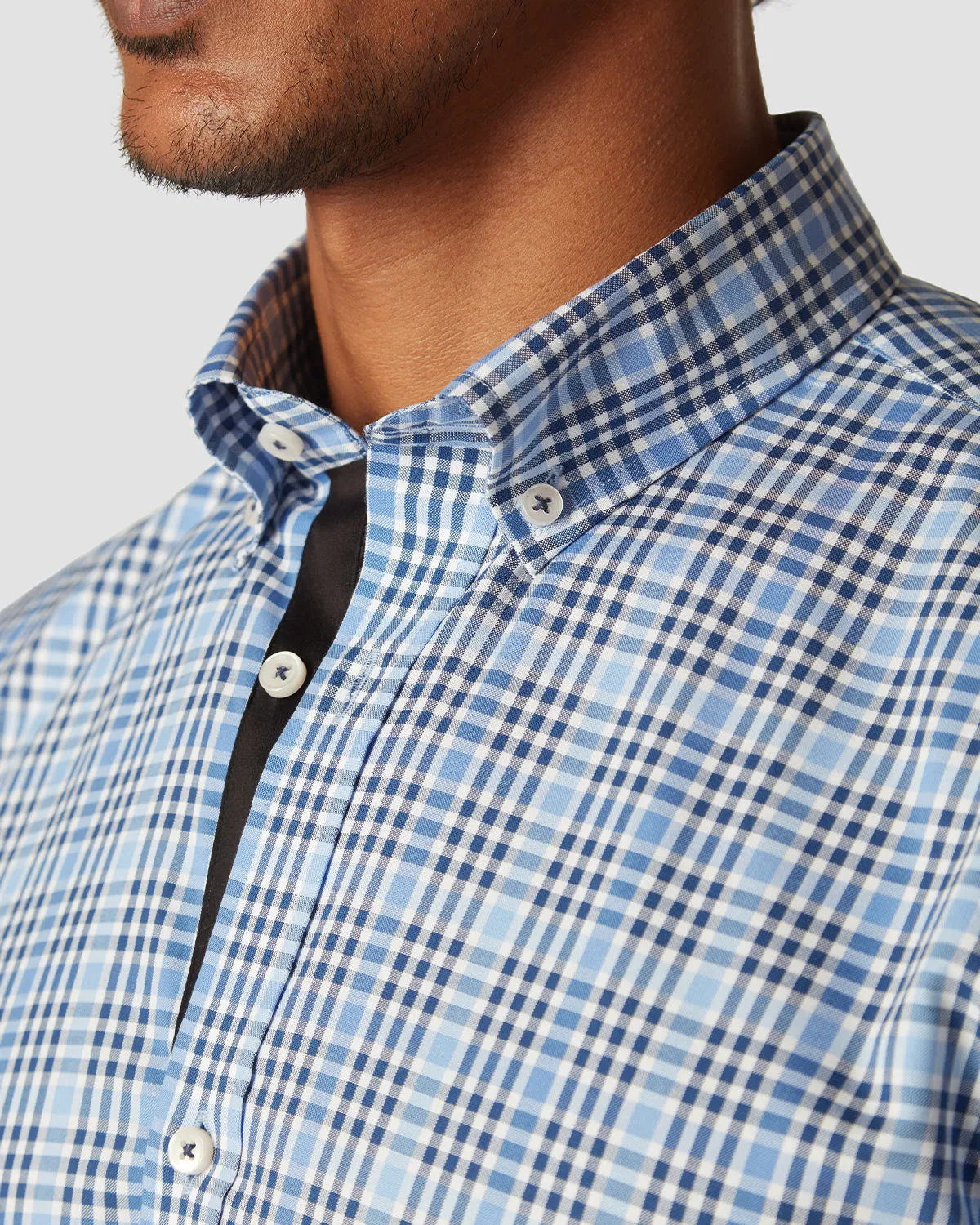 Somelos Blue Bane Checked Shirt