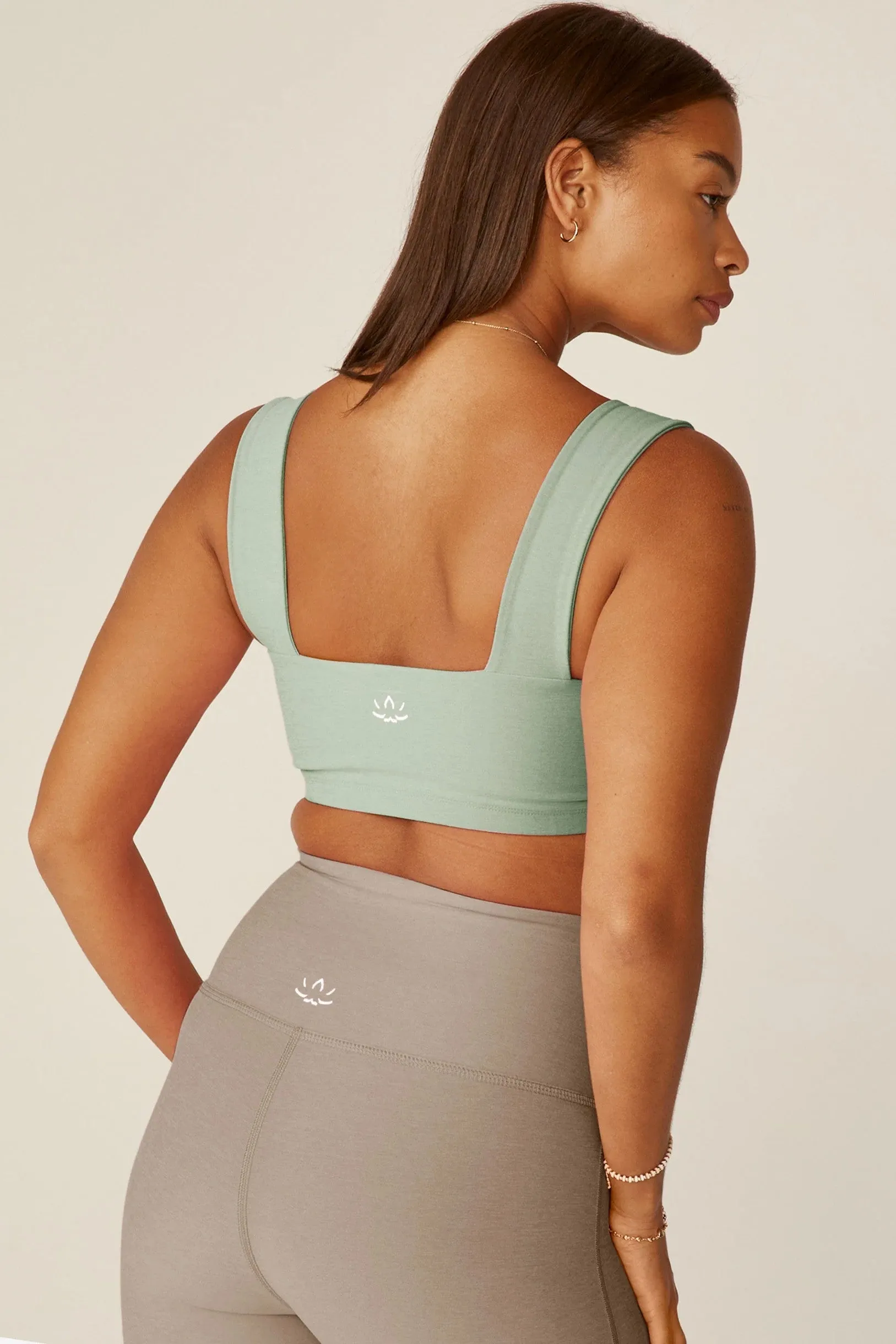 Spacedye Squared Bra - Minty Slate