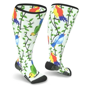 Spring Tweets Diabetic Compression Socks