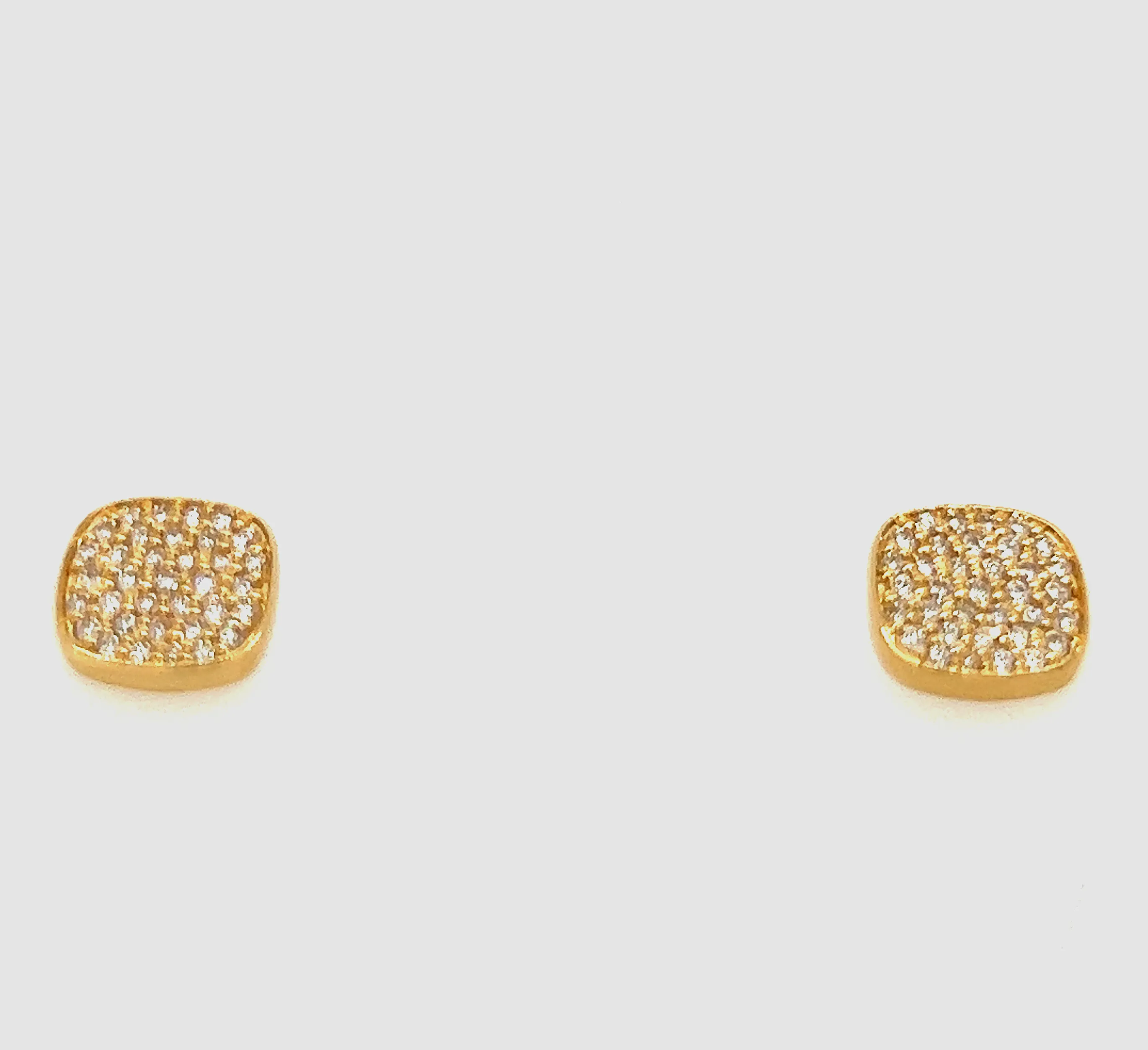 Square Diamond Earrings