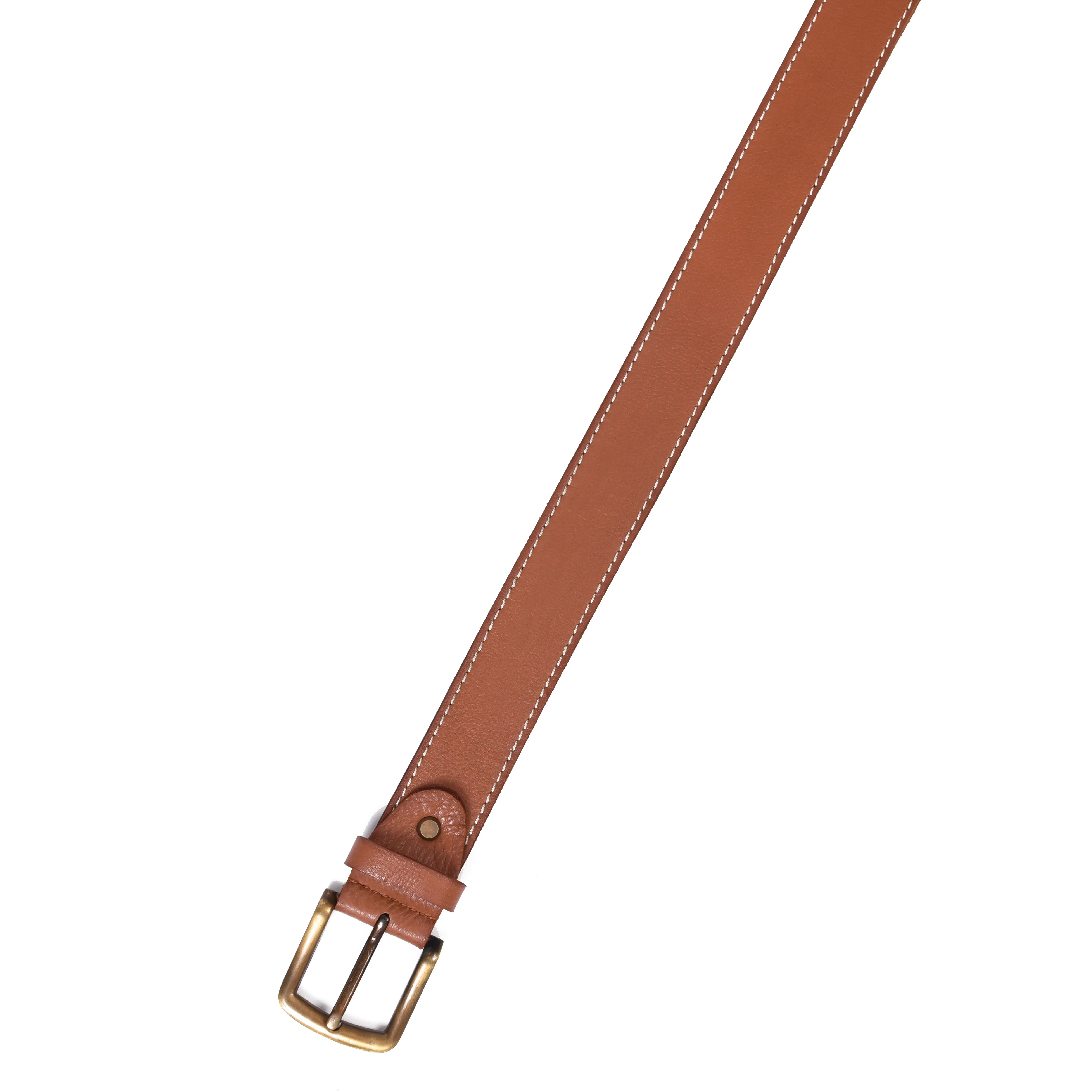 Stylish Girls' Leather Belt with Stitching – Trendy Kids' Accessory, ART:-LB-830