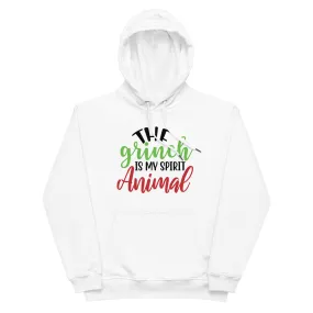 The Grinch Is My Spirit Animal Premium eco hoodie