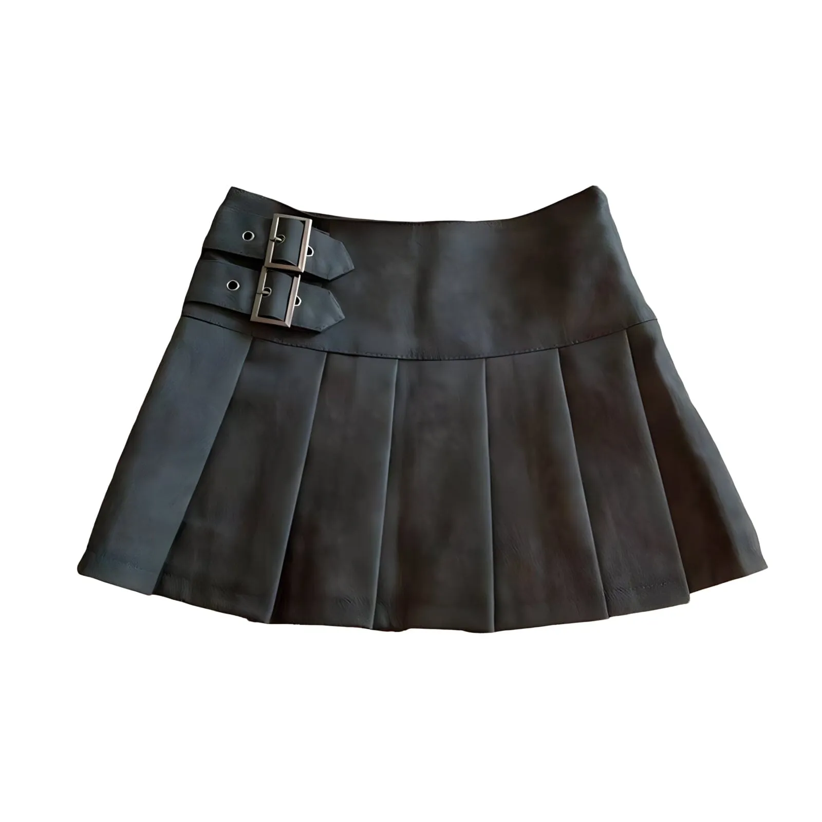 The Hestia Faux Leather Mini Skirt - Multiple Colors