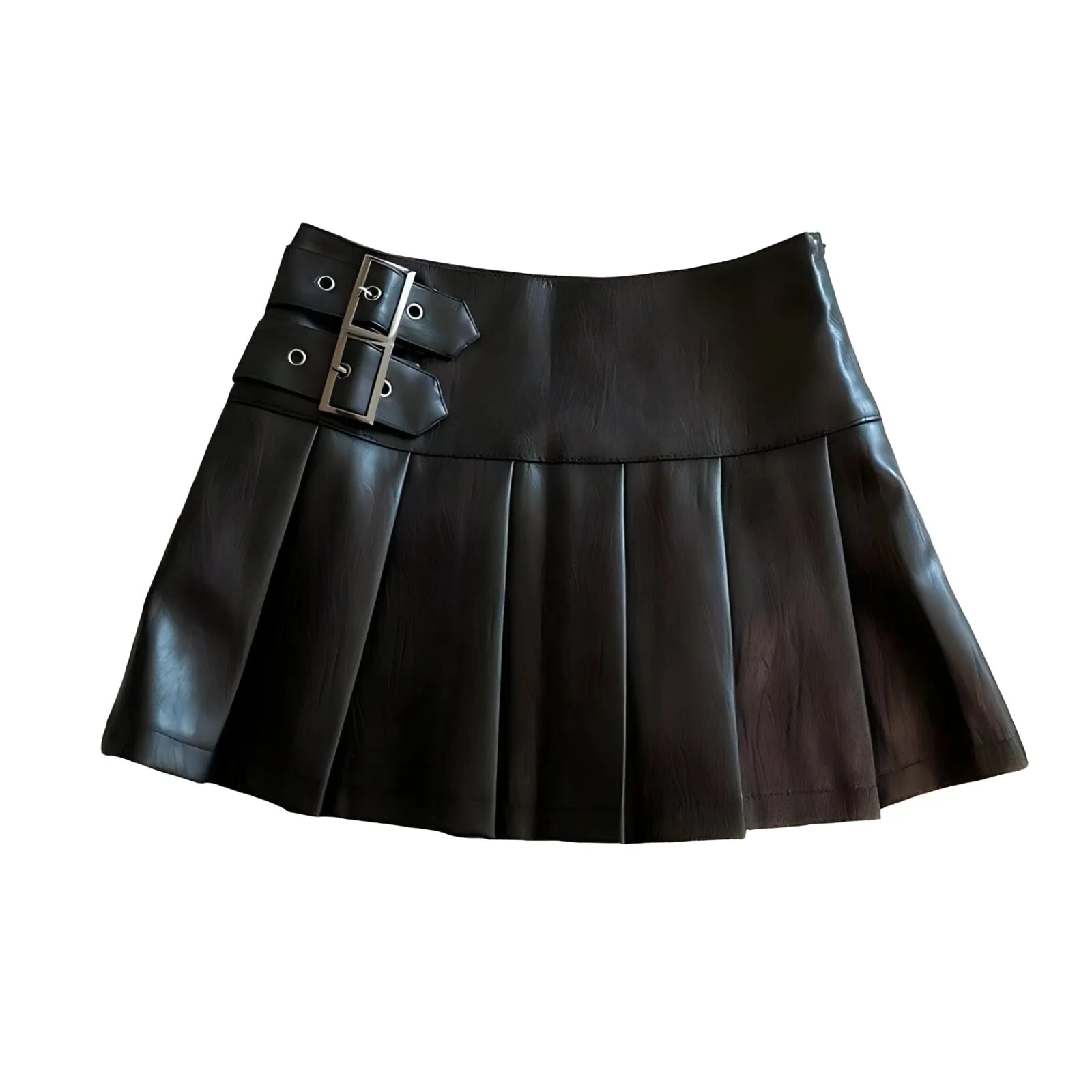 The Hestia Faux Leather Mini Skirt - Multiple Colors