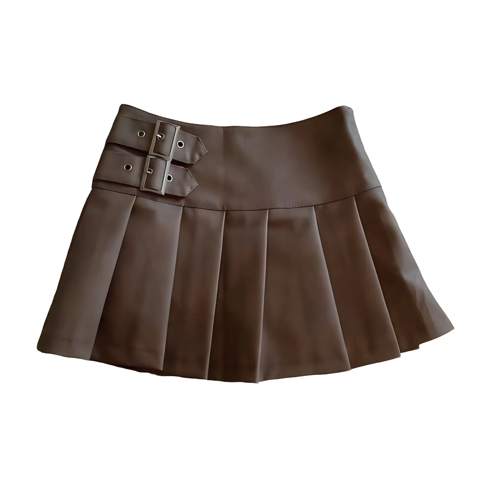 The Hestia Faux Leather Mini Skirt - Multiple Colors