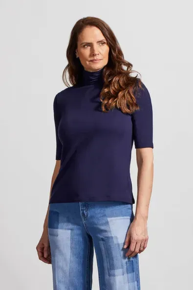 Tri 7943O French Terry Mock Neck