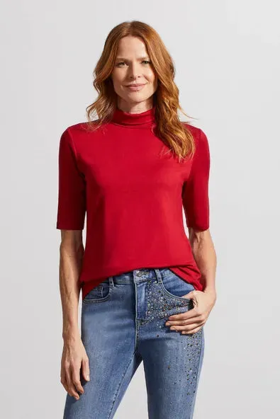 Tri 7943O French Terry Mock Neck