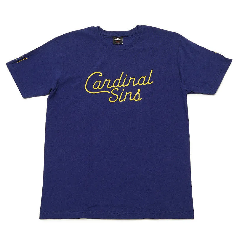 Undefeated Sins SS Tee - Navy