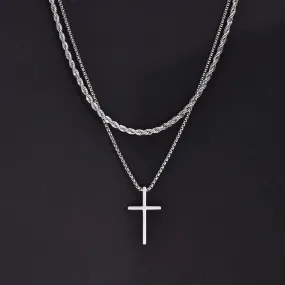 Vnox Mens Cross Necklaces