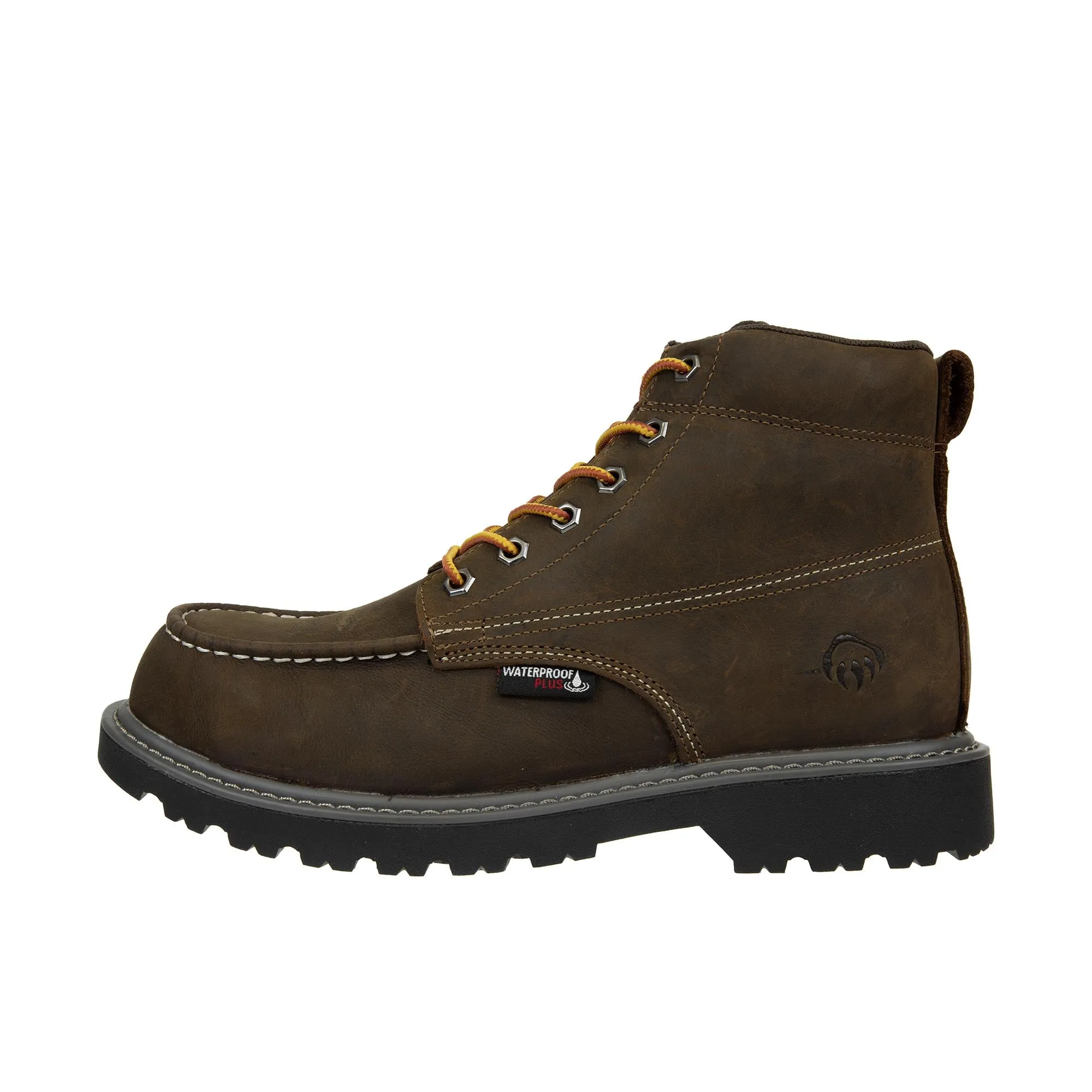 Wolverine Floorhand Moc Toe Steel Toe Dark Coffee