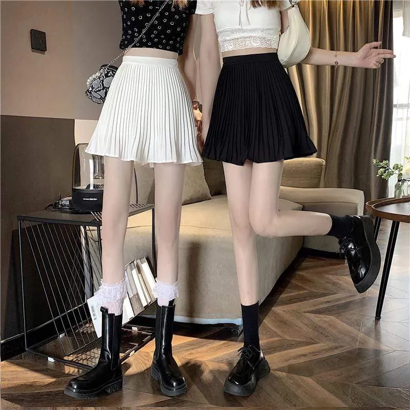 Women's Cute High-waisted Pleated Skirts