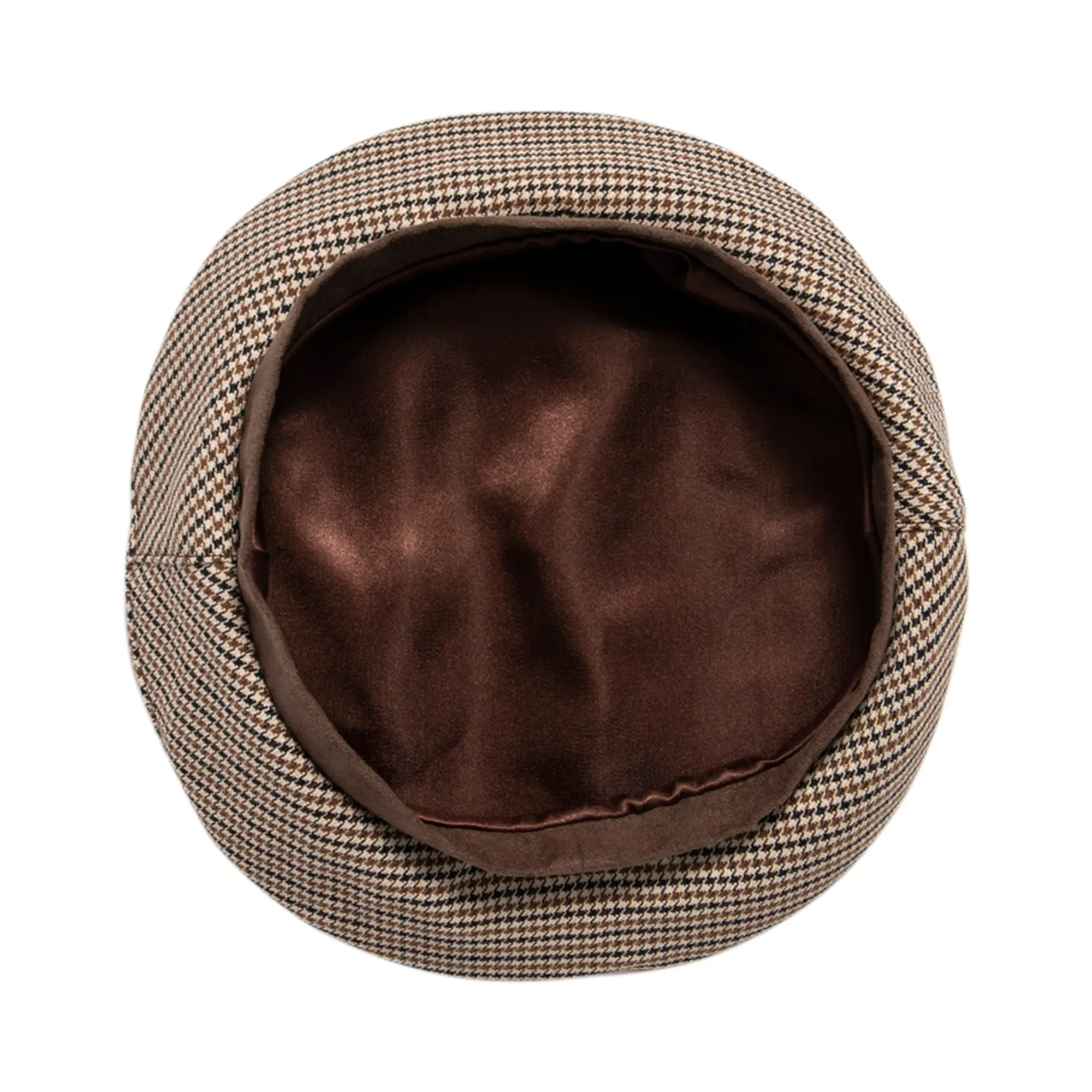 Women's Plaid Beret w/ Faux Suede Band