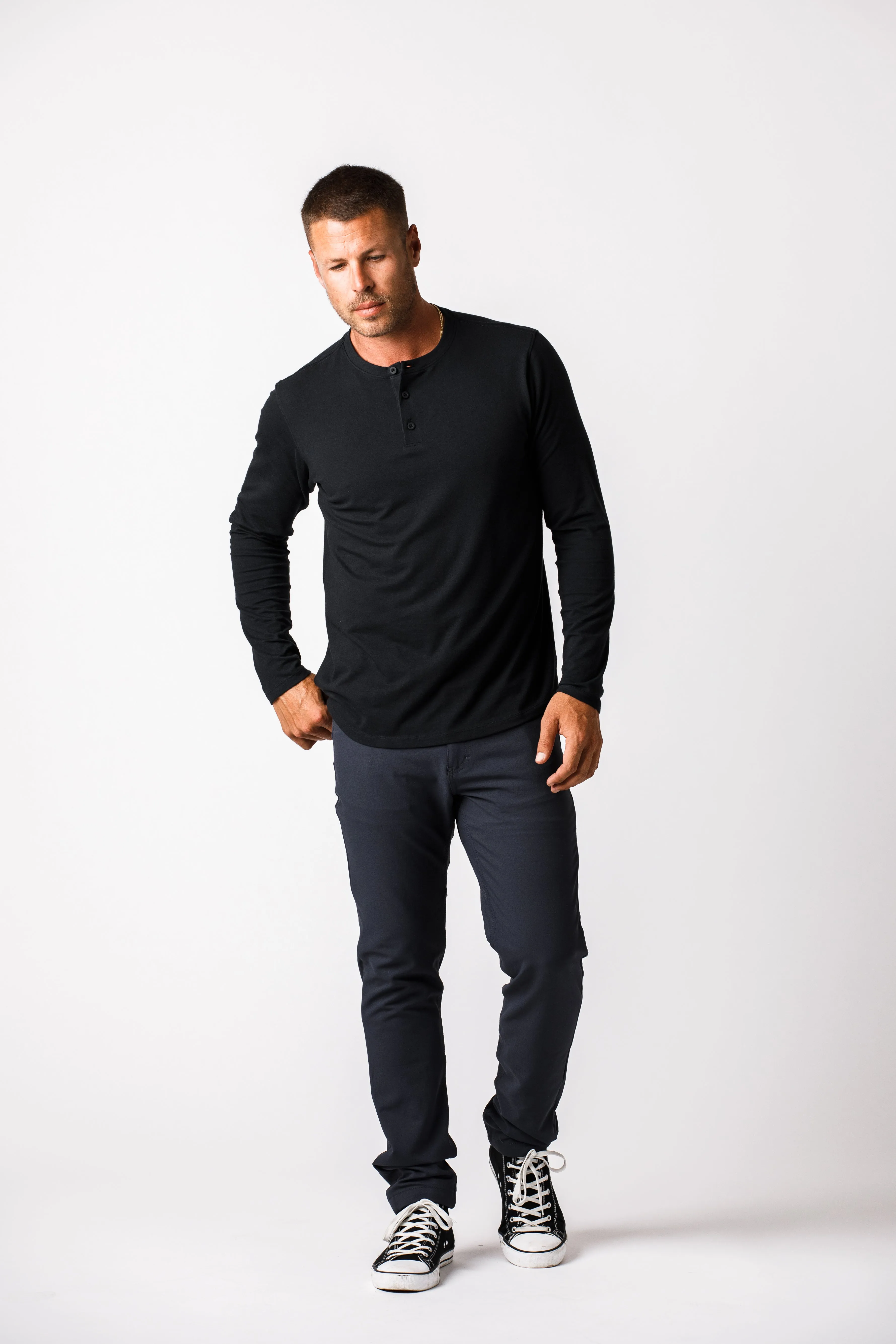 X Cotton Henley