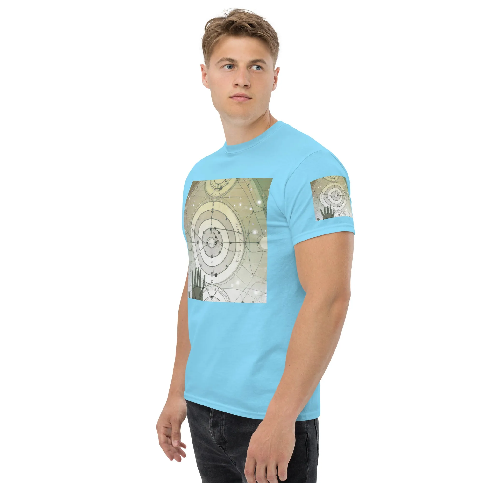 XL-5XL Men's Abstract Classic Tee